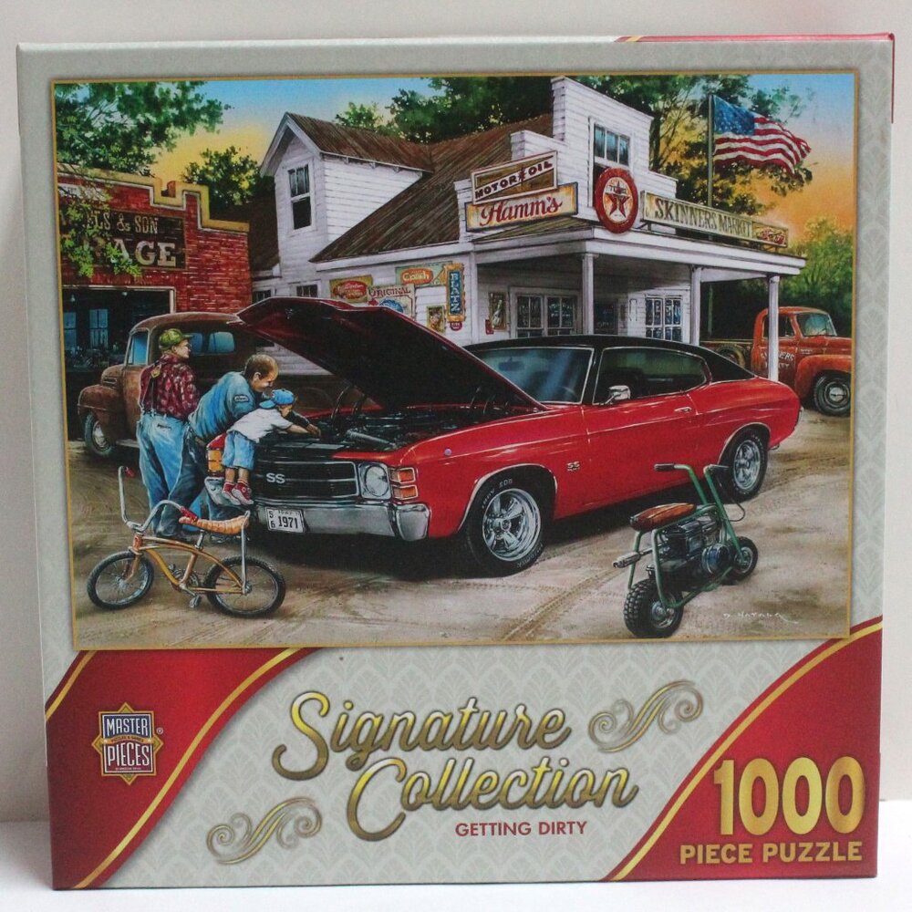 Signature Collection Getting Dirty 1000 Piece Puzzle - NWT - Master Pieces